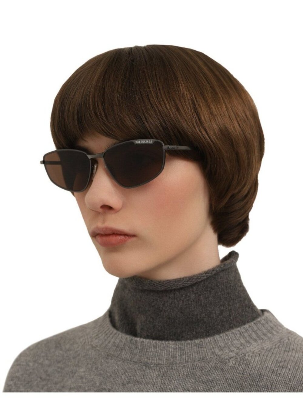 NEW BALENCIAGA BB0277S 002 SUNGLASSES GRAY WOMEN EYEWEAR BALENCIAGA - Picture 2 of 10